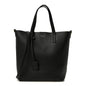Calfskin Toy Shopping Tote Black