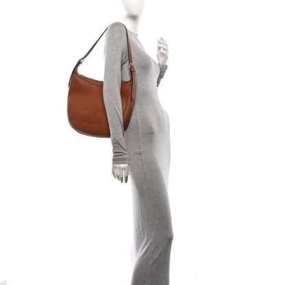 Supple Calfskin Medium Triomphe Heloise Shoulder Bag Tan