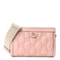 Calfskin GG Matelasse Small Slim Chain Shoulder Bag Perfect Pink Natural