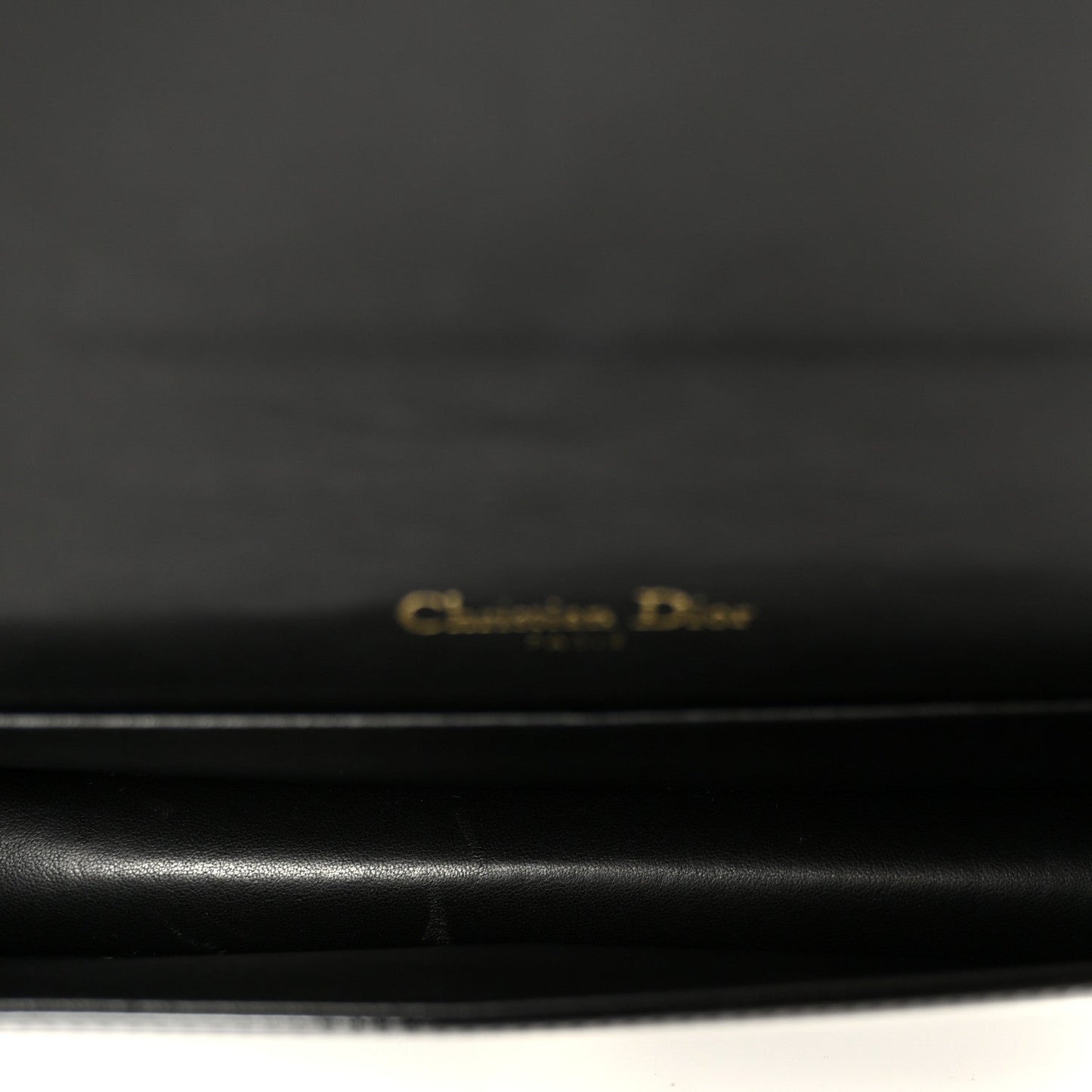 Patent Cannage Lady Dior Convertible Clutch Black