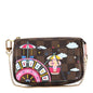 Damier Ebene 2020 Christmas Animation Big Wheel Mini Pochette Accessories Rose Ballerine