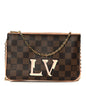 Damier Ebene Double Zip Pochette