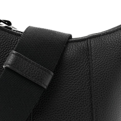 Calfskin Hourglass Phone Holder Bag Black