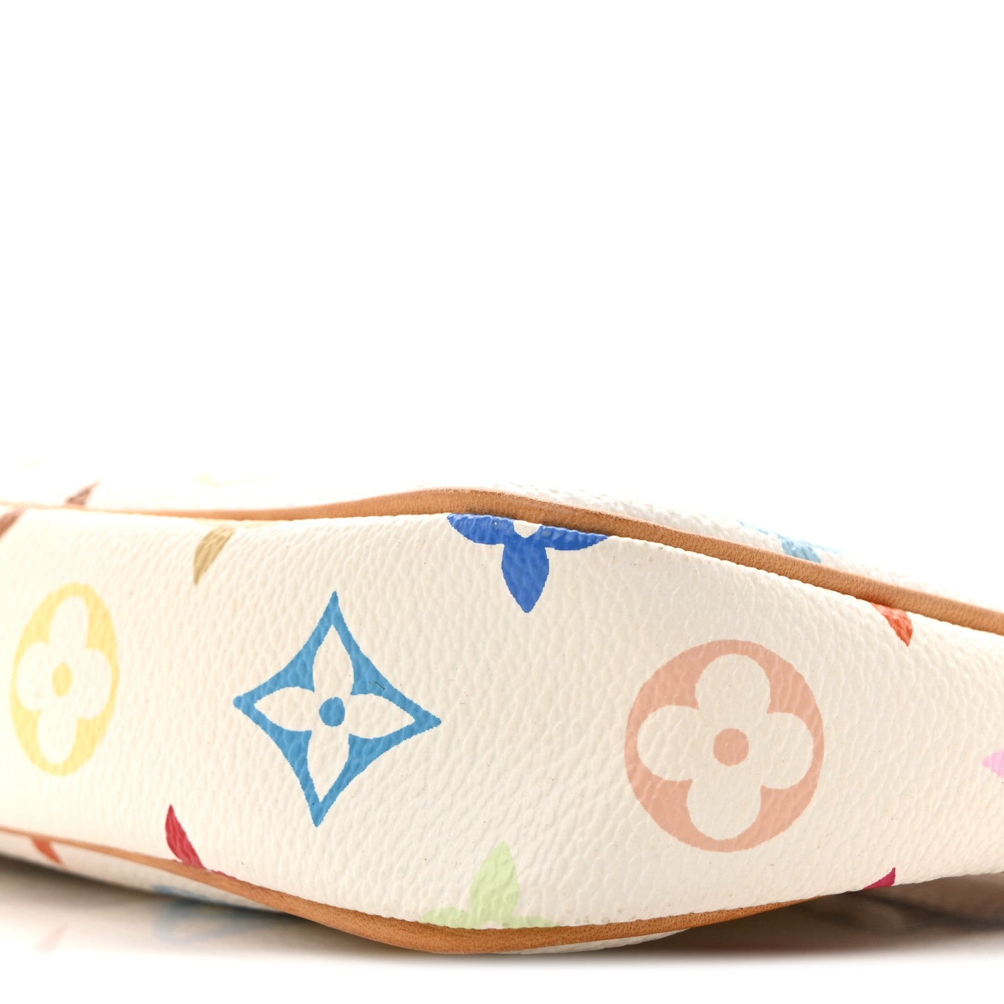 Monogram Multicolor Pochette Accessories White