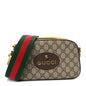 GG Supreme Monogram Web Neo Vintage Shoulder Bag Beige New Acero Crop