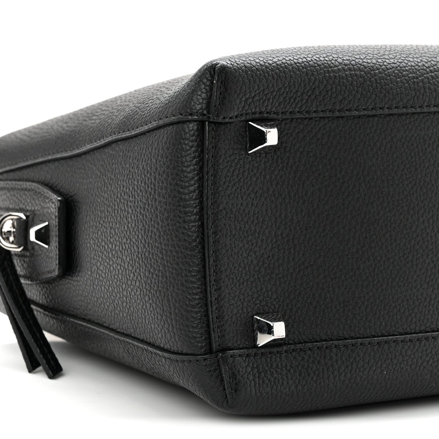 Grained Calfskin Medium Ella Boston Black