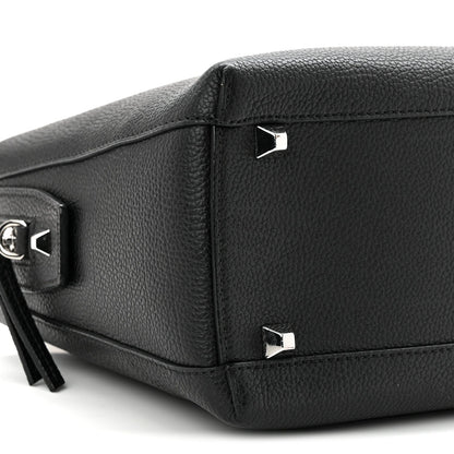 Grained Calfskin Medium Ella Boston Black