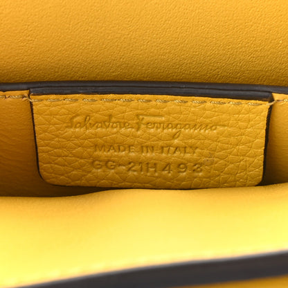 Calfskin Small Margot Top Handle Satchel Yellow