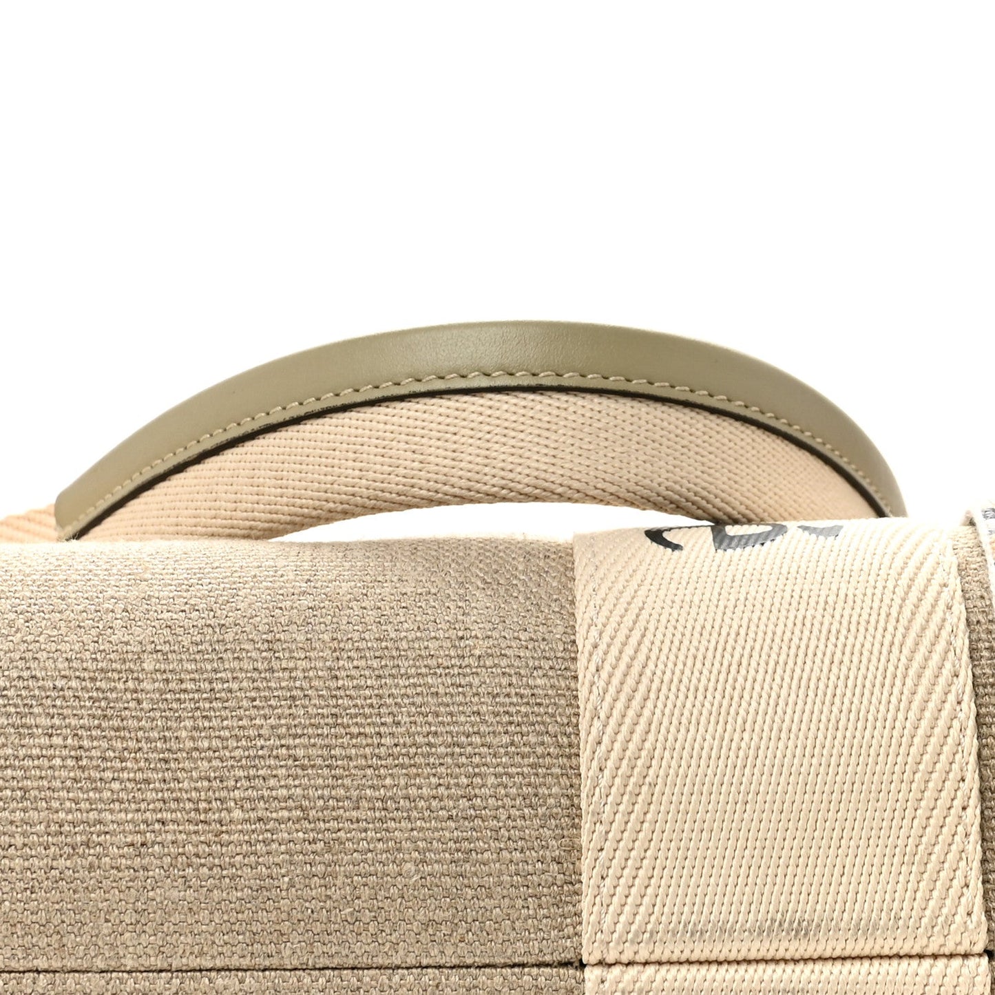 Cotton Medium Woody Ribbon Tote Slate Green