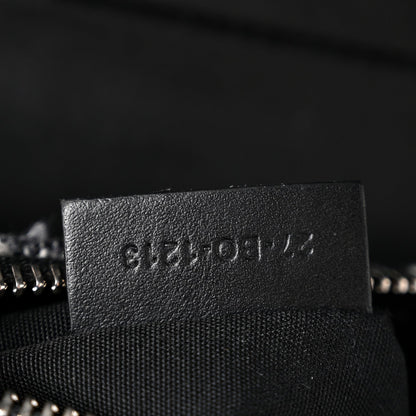 Tweed Saddle Bag Black Silver