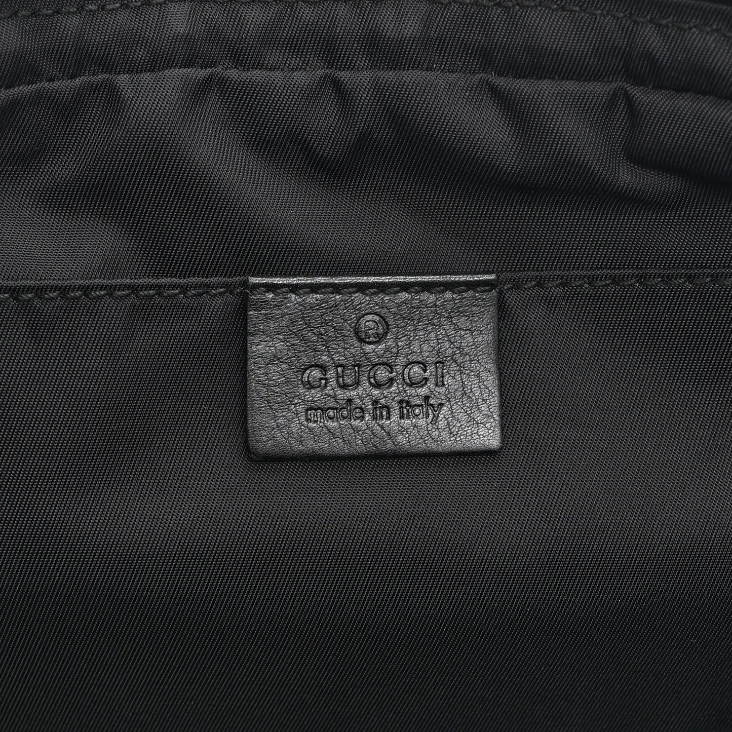Guccissima Nylon Belt Bag  Black