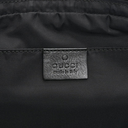 Guccissima Nylon Belt Bag  Black