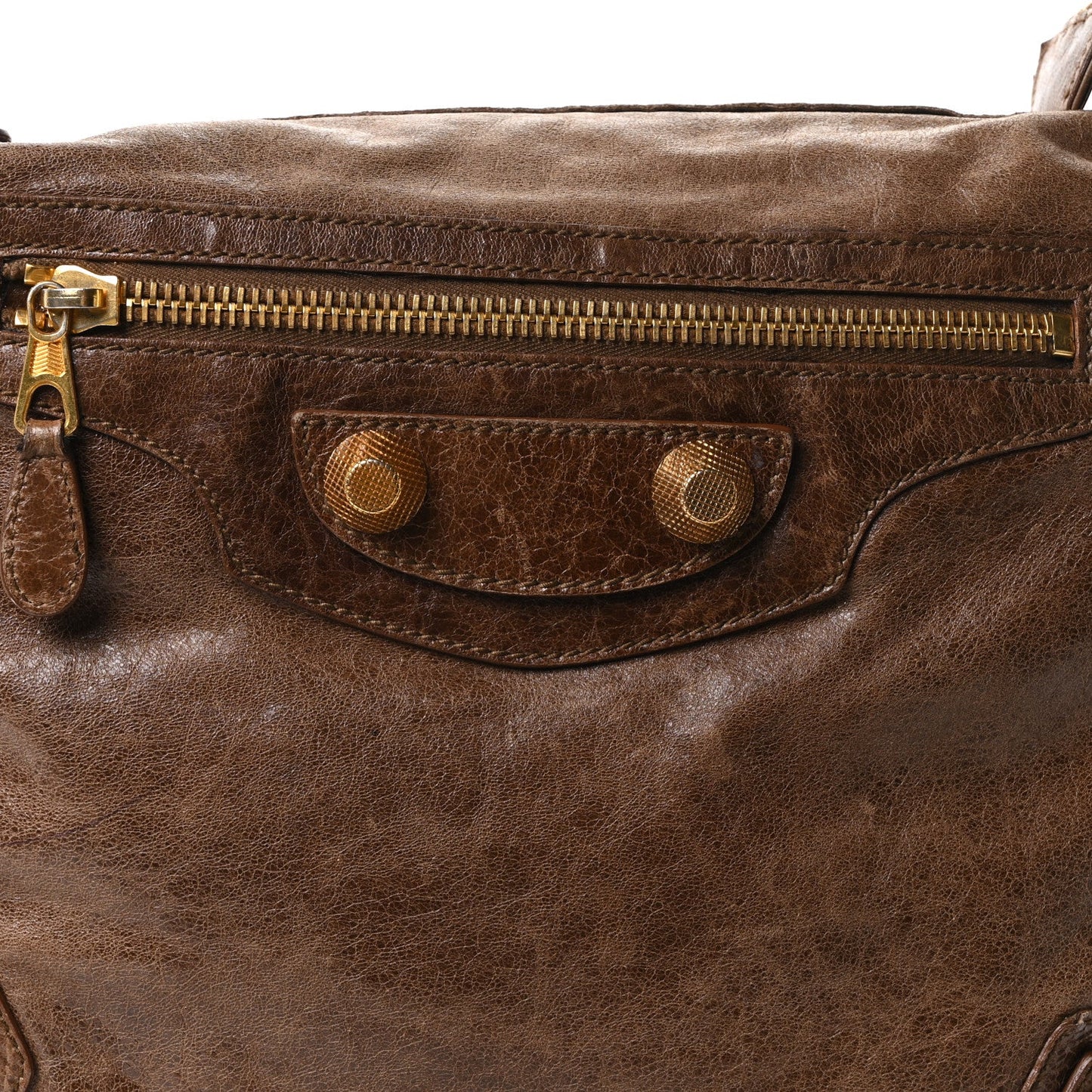 Agneau Giant 21 Gold Hardware Day Hobo Truffle