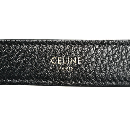 Supple Calfskin Cuir Triomphe Medium Heloise Shoulder Bag Black
