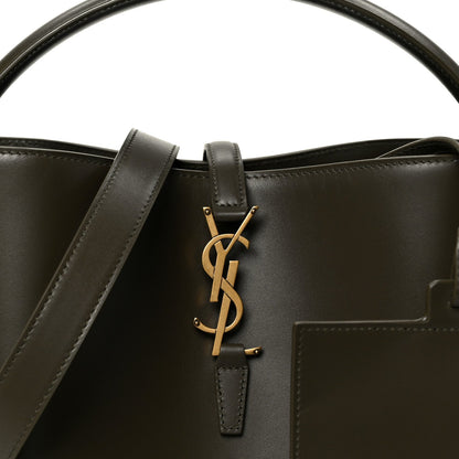 Shiny Calfskin Le 37 Bucket Bag Arabica