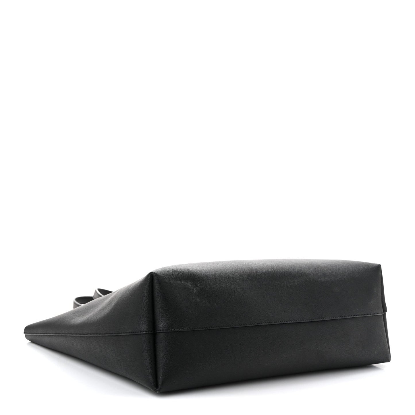 Calfskin Large Shopping Tote Black