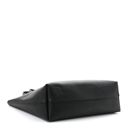 Calfskin Large Shopping Tote Black