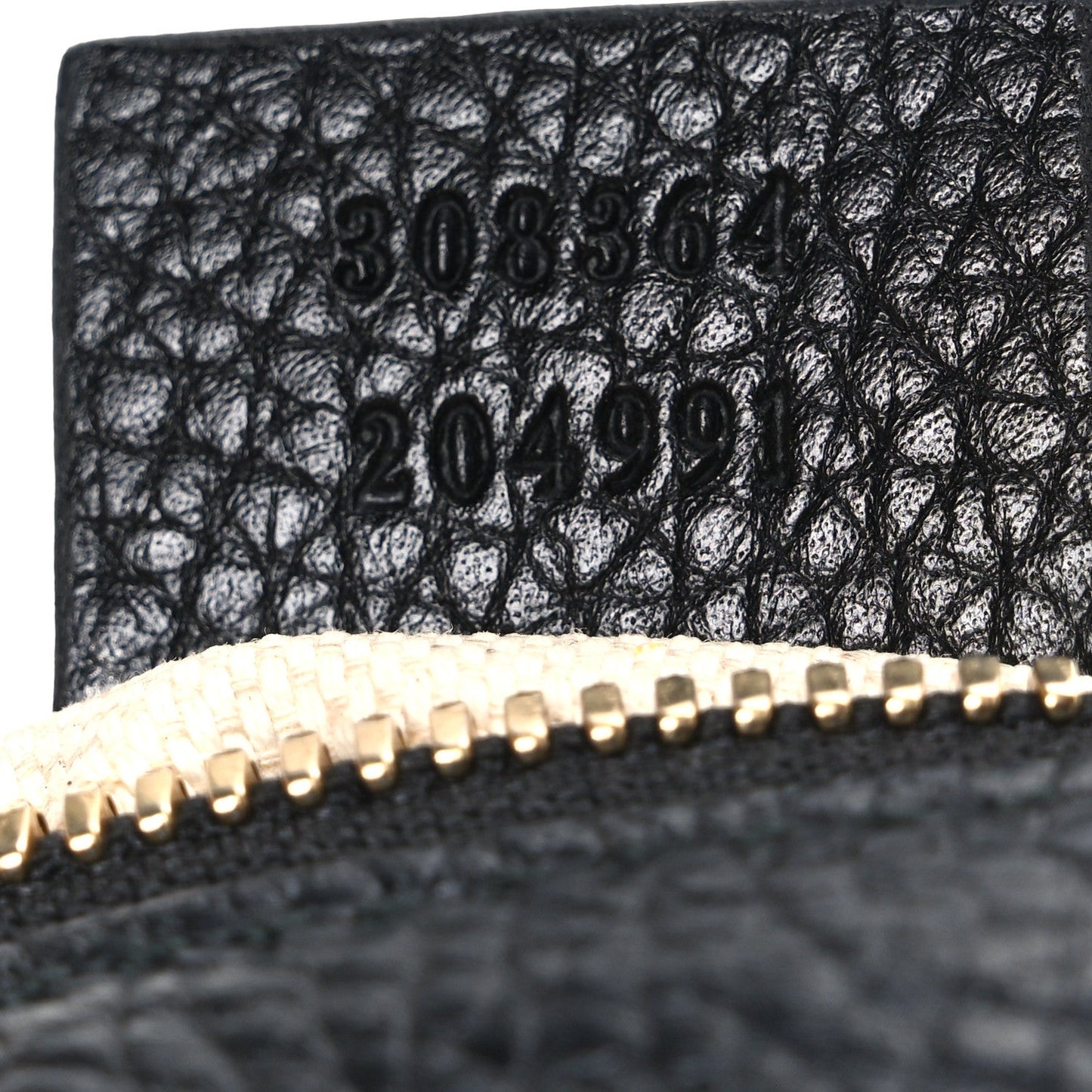 Pebbled Calfskin Small Soho Disco Bag Black