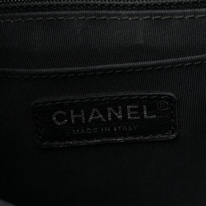 Calfskin Quilted Small Urban Spirit Backpack Black