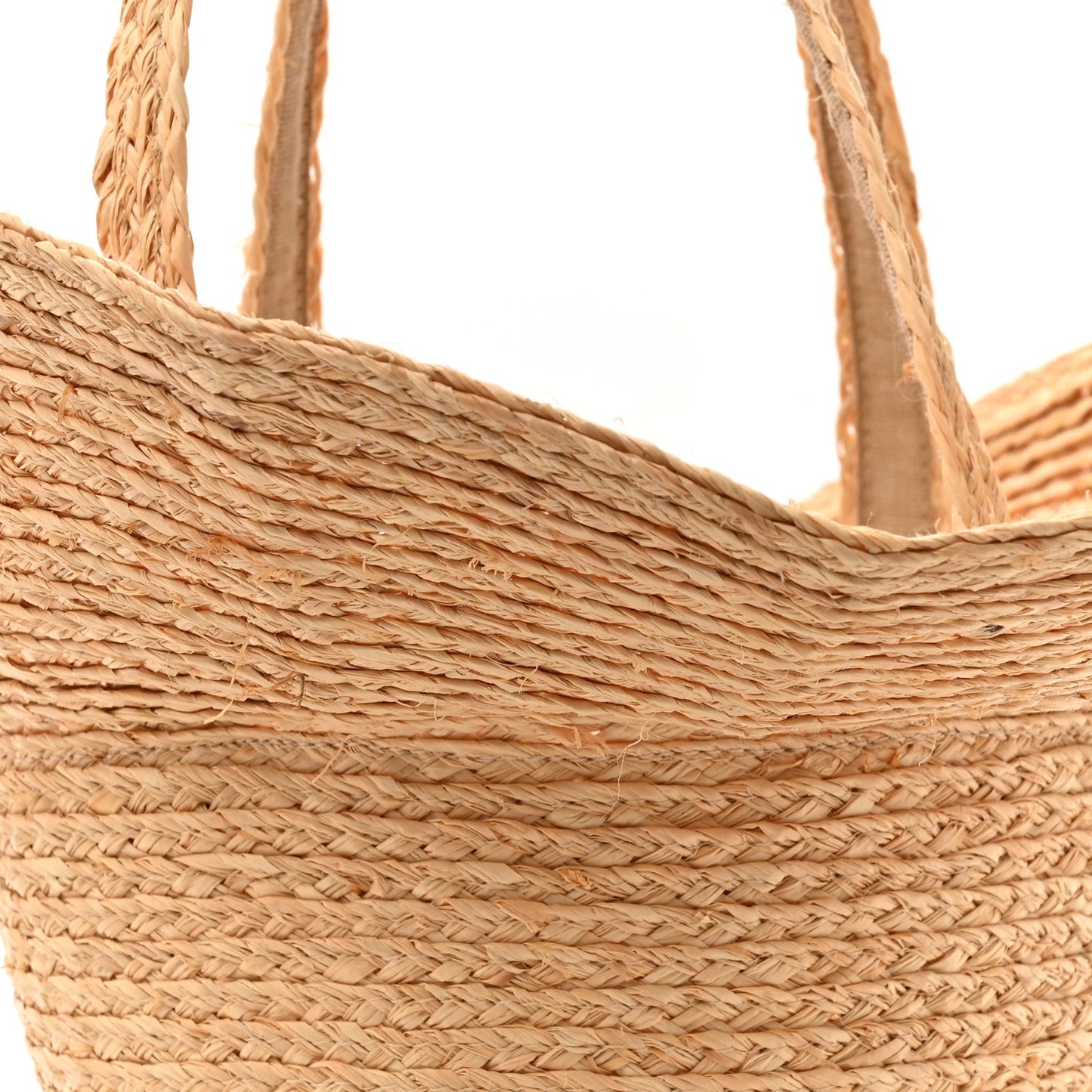 Raffia Sol Bucket Bag Natural