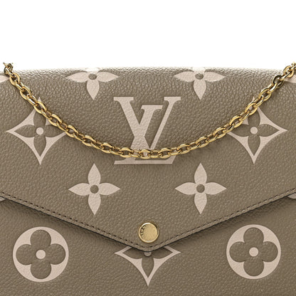 Empreinte Monogram Giant Felicie Pochette Tourterelle Creme