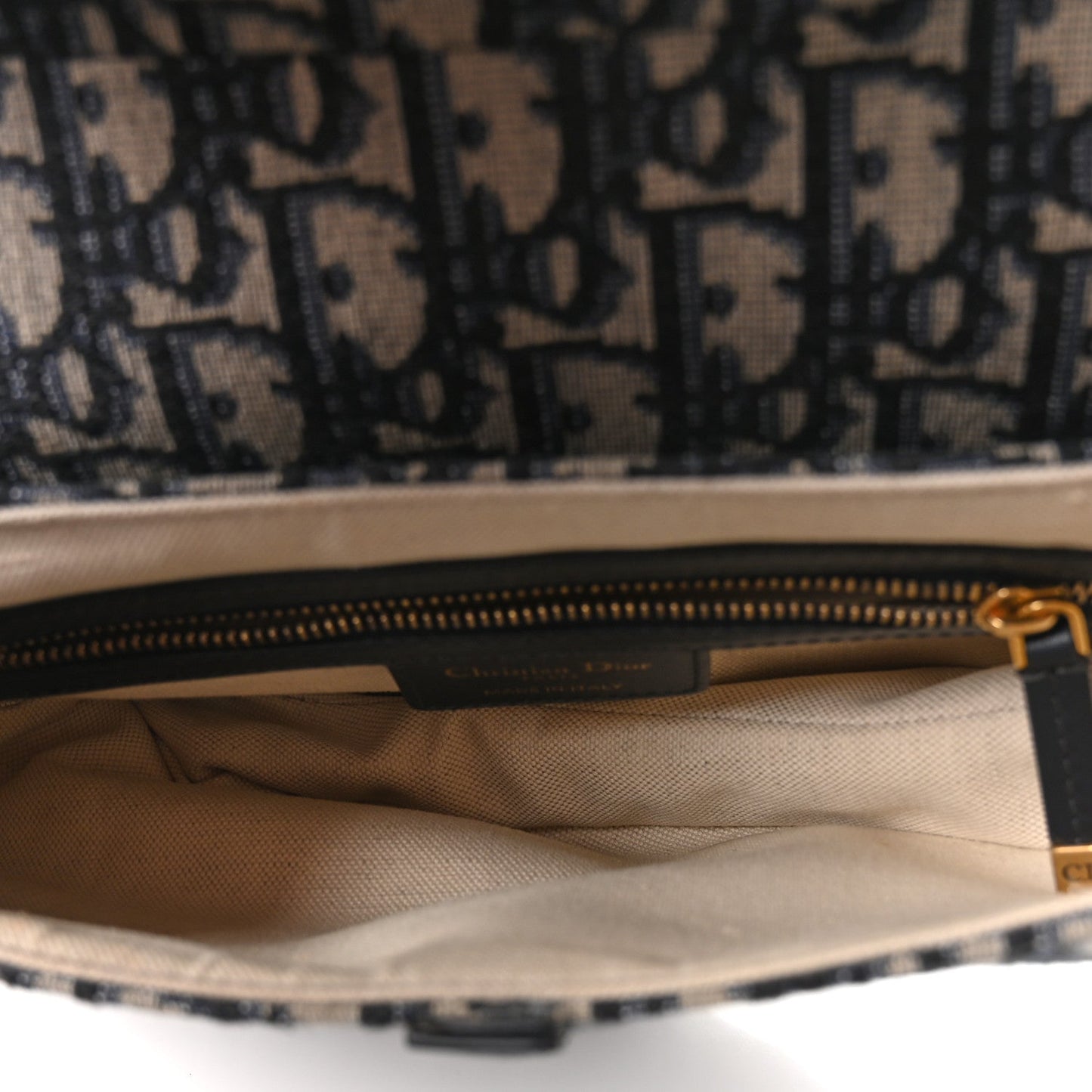 Oblique Saddle Bag Blue