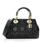 Lambskin Cannage The Lady 95.22 Black