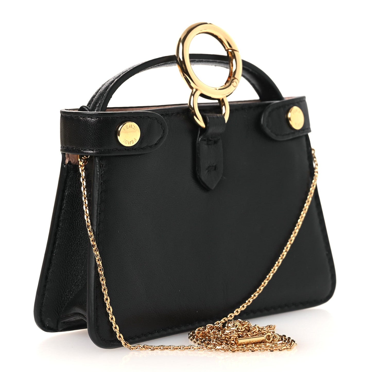 Nappa Sigma Pico Peekaboo Charm Black