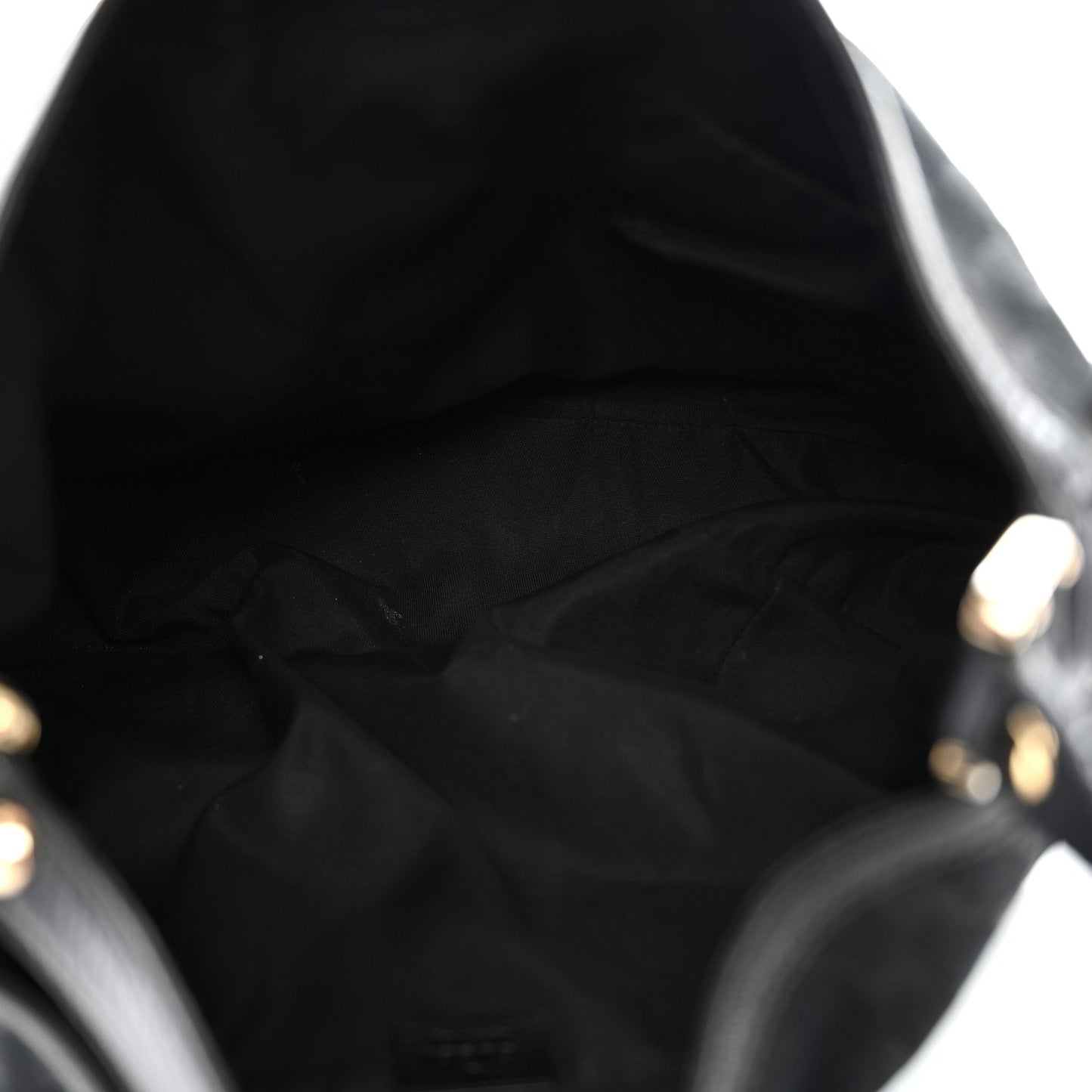 Monogram Large New Ladies Web Hobo Black