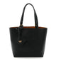 Grained Calfskin Mini Himmel Shopper Tote Black