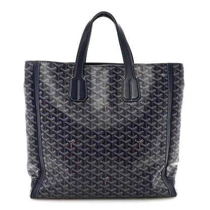 Goyardine Voltaire III Tote Navy