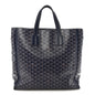 Goyardine Voltaire III Tote Navy