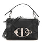 Lambskin Maxi Cannage Small 30 Montaigne Chain Top Handle Bag Black