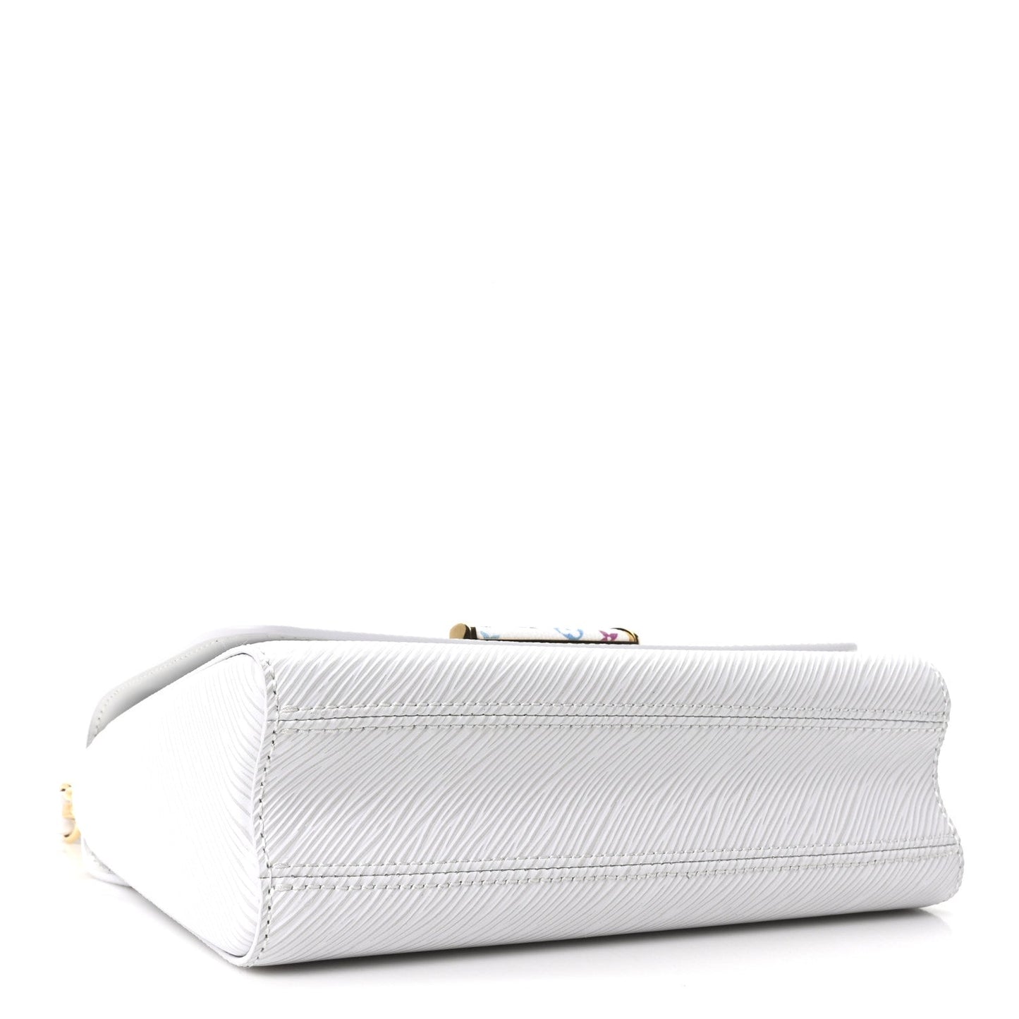 LV X TM Epi Twist MM Slim Shoulder Bag White