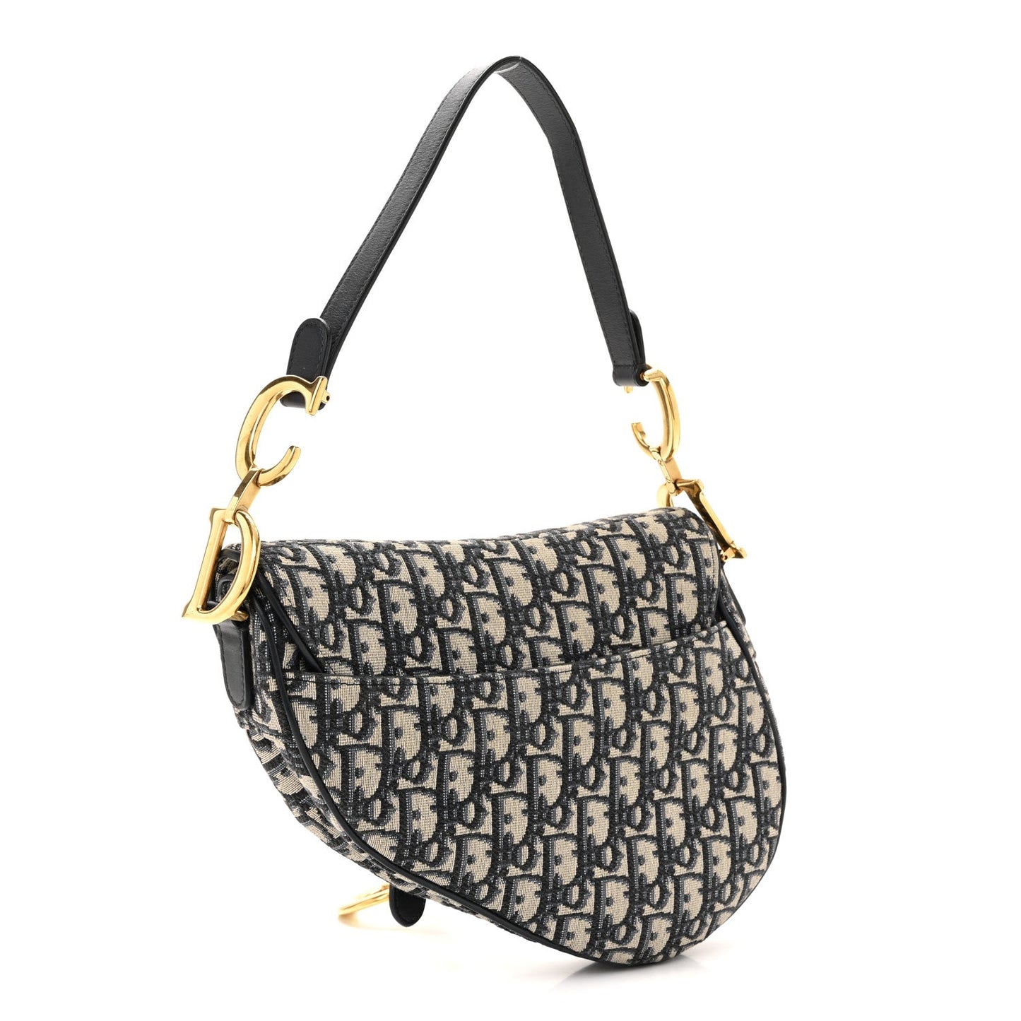 Oblique Saddle Bag Blue