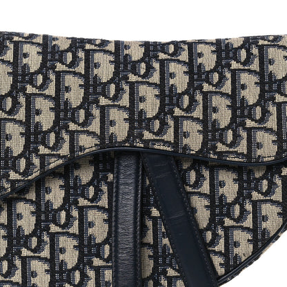 Oblique Saddle Bag Blue