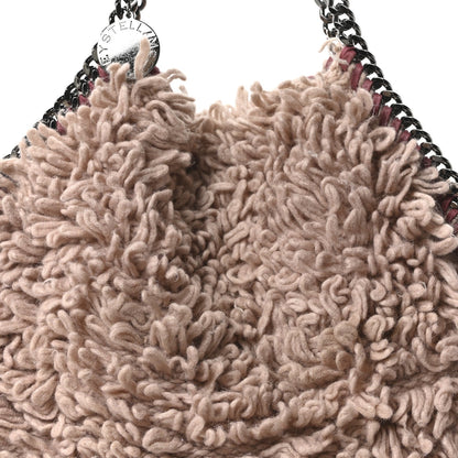 Wool Fur Small Falabella Tote Pink