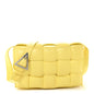 Nappa Maxi Intreccio Padded Cassette Crossbody Bag Sherbert