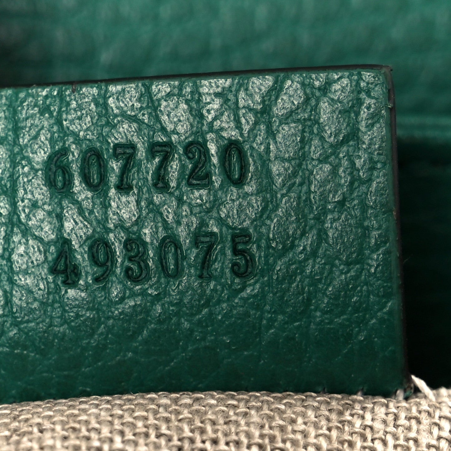 Dollar Calfskin Interlocking G Crossbody Bag Emerald