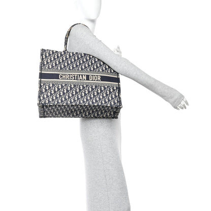 Oblique Large Book Tote Blue Multicolor