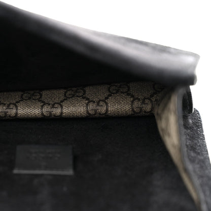 GG Supreme Monogram Mini Dionysus Shoulder Bag Black