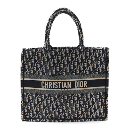 Oblique Large Book Tote Blue Multicolor