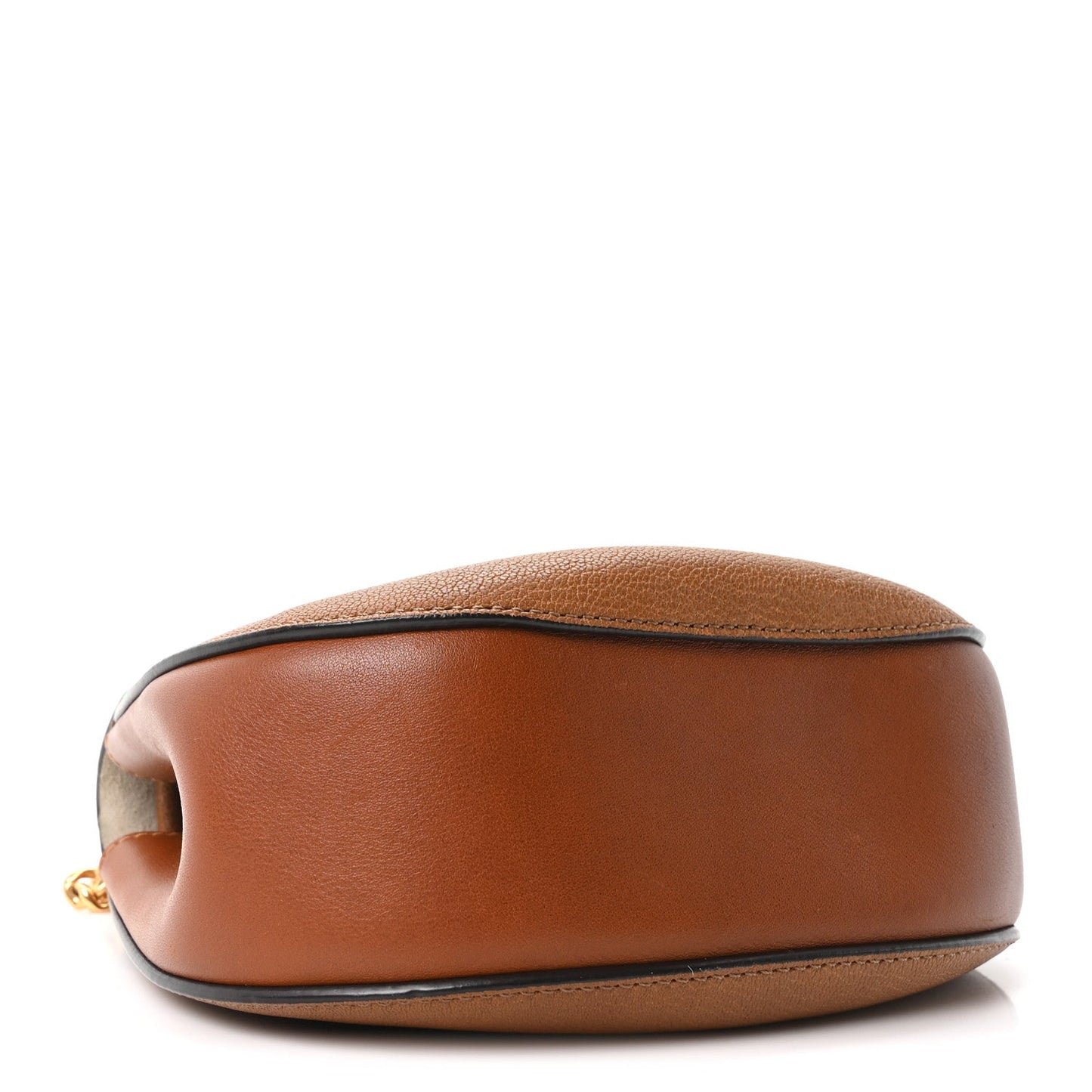 Grained Lambskin Mini Drew Shoulder Bag Caramel