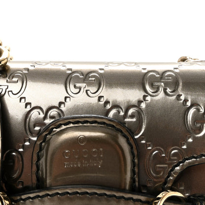 Shine Guccissima Mini Emily Chain Shoulder Bag Sasso