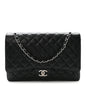 Caviar Quilted Maxi Double Flap Black
