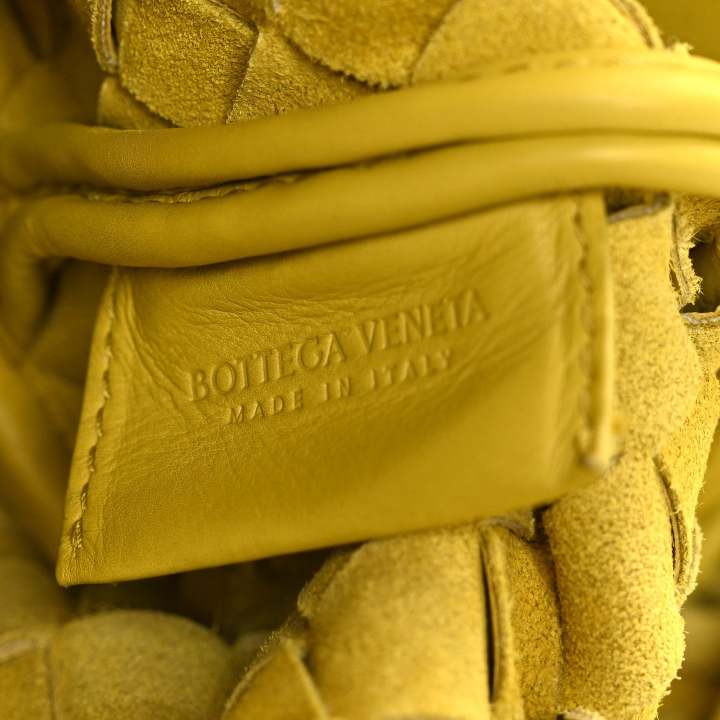 Nappa Intrecciato Fold Clutch Lemon