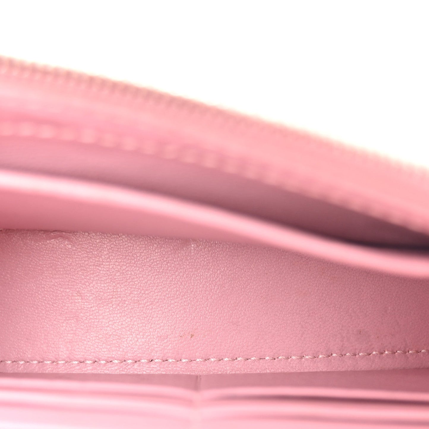 Shiny Calfskin Crocodile Embossed Hourglass Chain Bag Powder Pink