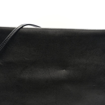 Vegetable Calfskin Medicine Pouch Black