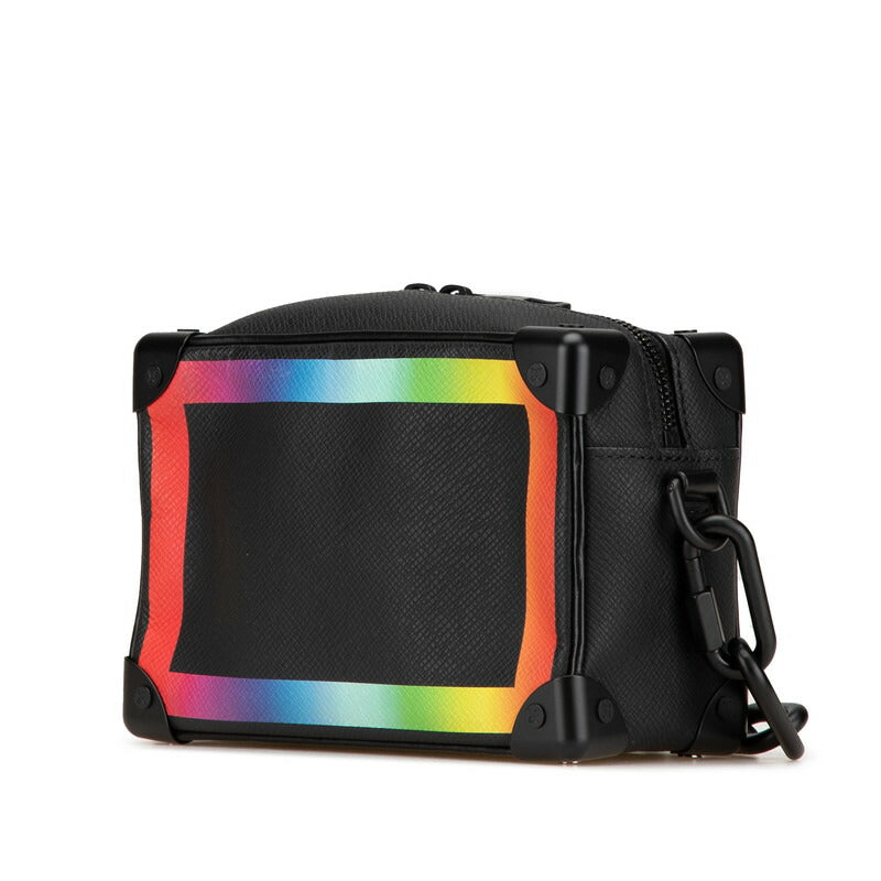 Louis Vuitton Mini Soft Trunk Taiga Leather Shoulder Bag