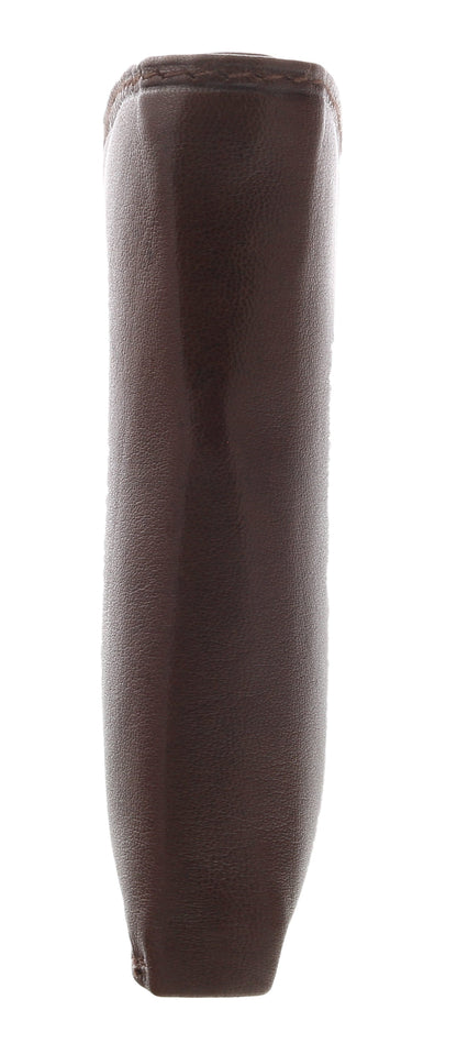 Luciano Barbera CLUB SASA MORO Brown Leather Wallet